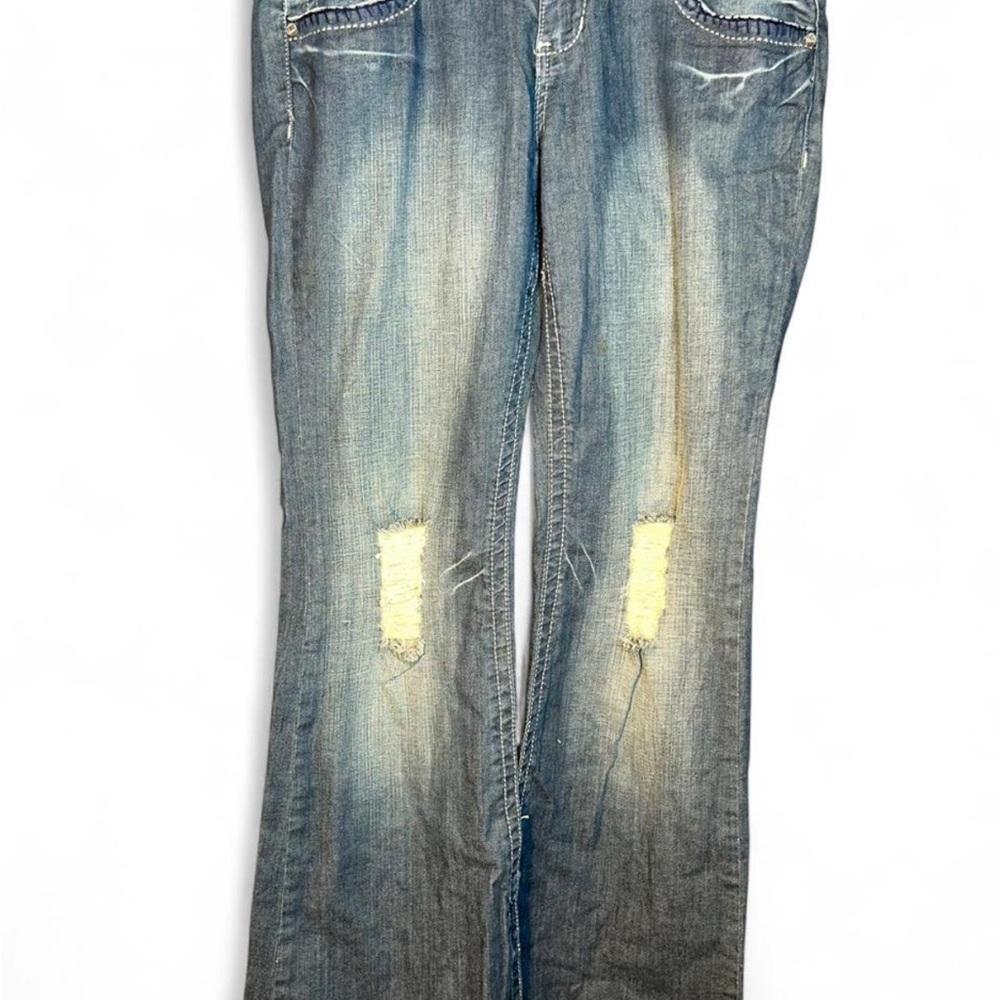 Classic Blue Flare Jeans - Picture 2 of 7